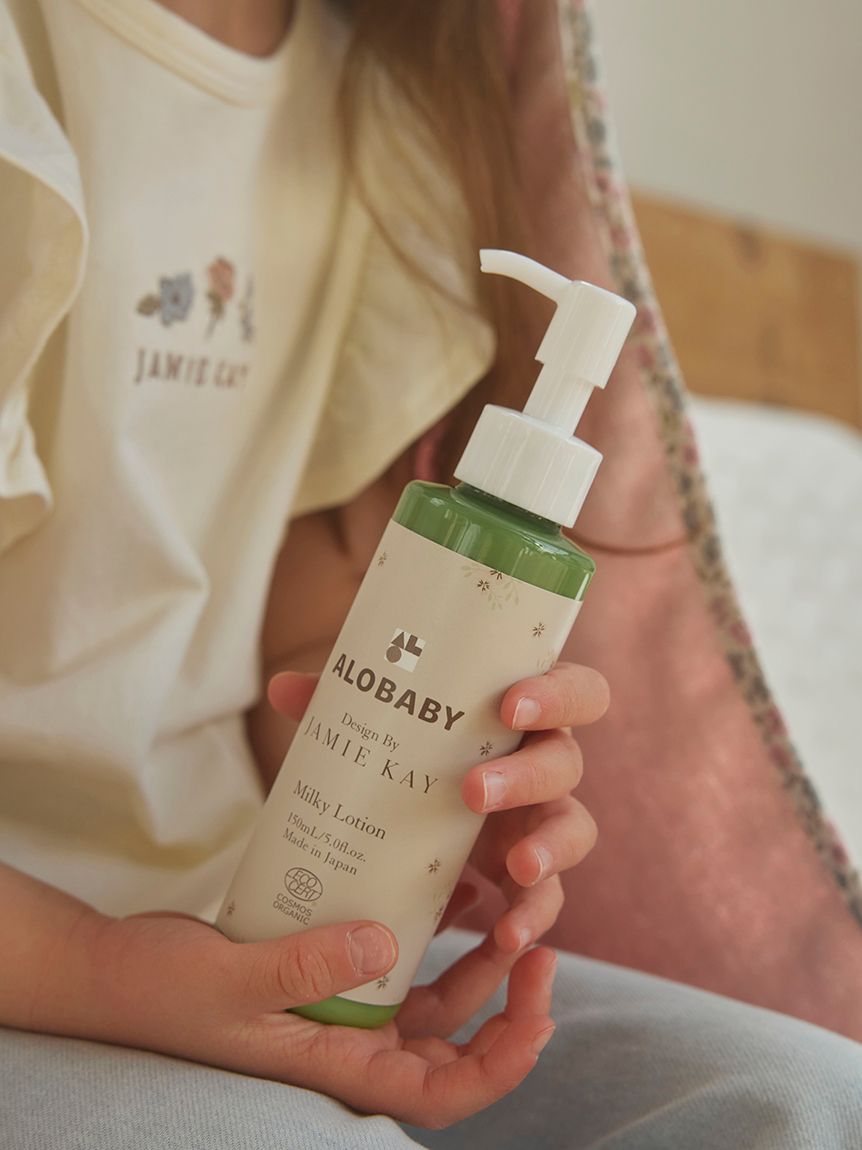 小学生　水着　ローション ラッピング済】【ONLINE限定】ALOBABYミルクローションギフトセット＜Penelope チャーム付き＞(ギフト) │ JAMIE KAY  （ジェイミーケイ）公式サイト