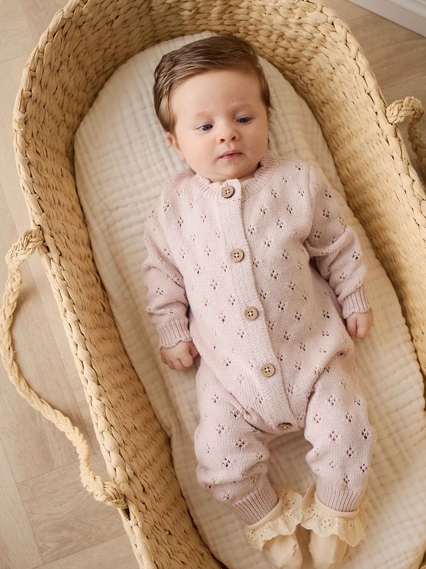 ニットロンパースDusty Violet Marle(洋服) │ JAMIE KAY （ジェイミー