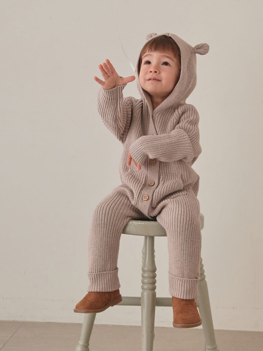 新品未使用 MABLI ニットロンパース 18M MABLI ニットロンパース 18M