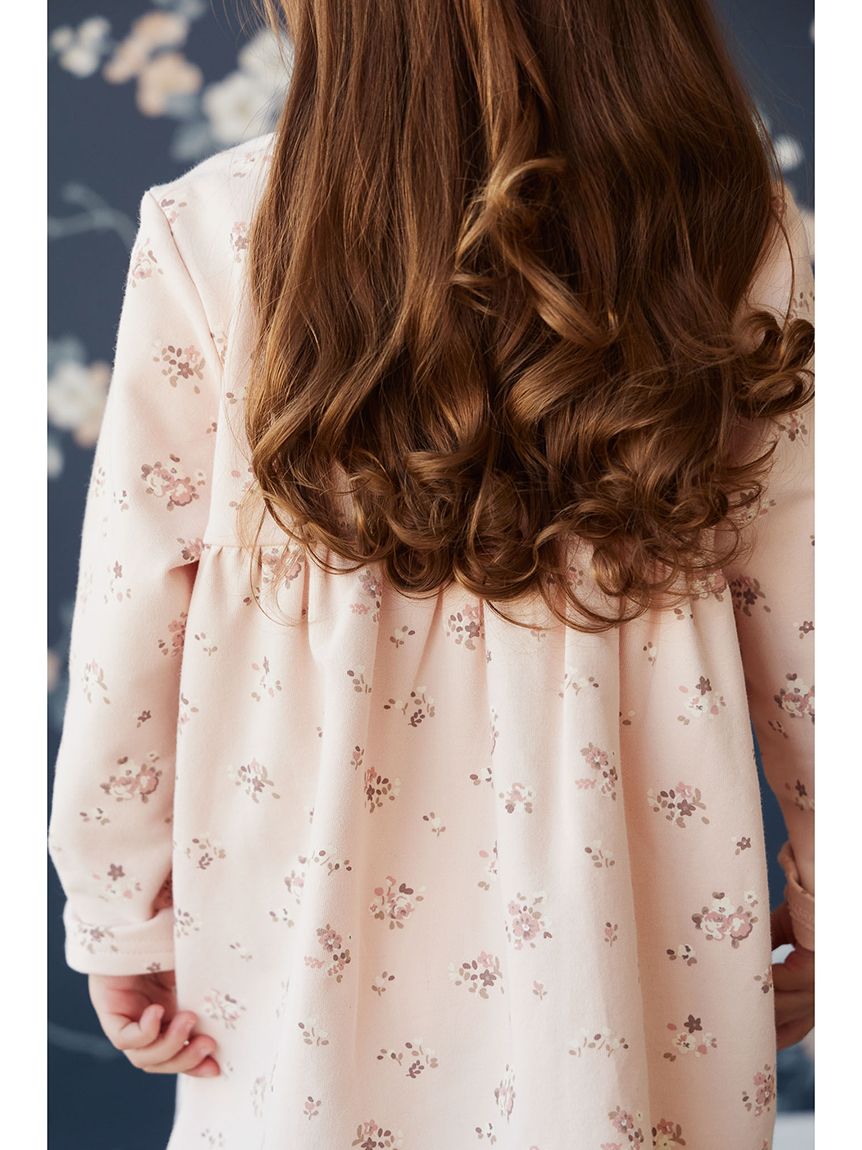 スウェットワンピースPetite Fleur Soft Peony／オーガニック
