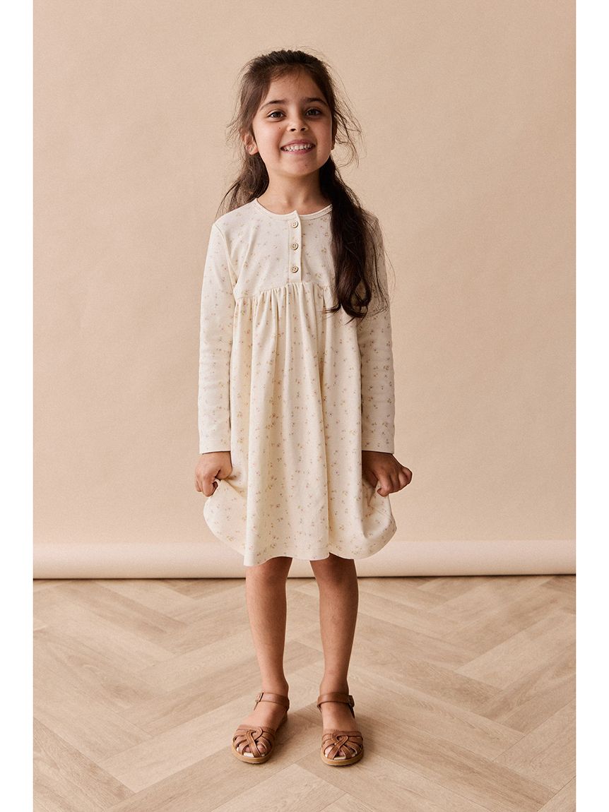 長袖ワンピースBriella Whisper／オーガニックコットン(洋服) │ JAMIE