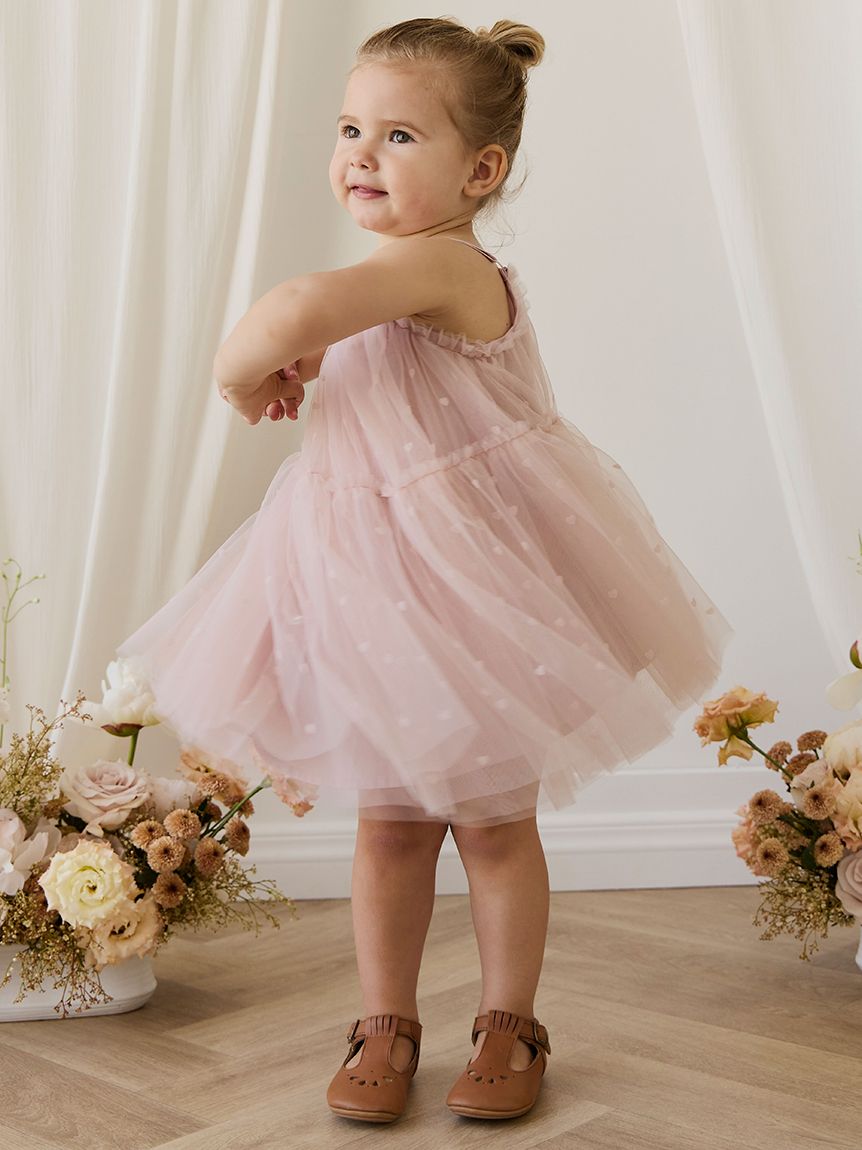 ベビー＆キッズ】チュールキャミワンピースPetite Heart Rose（80