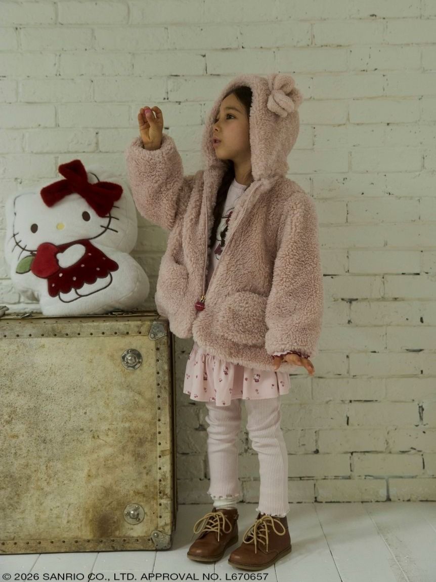 HELLO KITTY/ベビー＆キッズ】キティ耳付きボアブルゾン（80～120cm