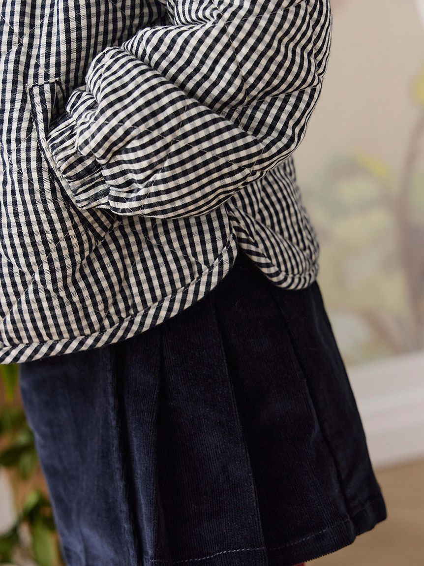 ベビー＆キッズ】チェックジャケット Petite Gingham Graphite（80