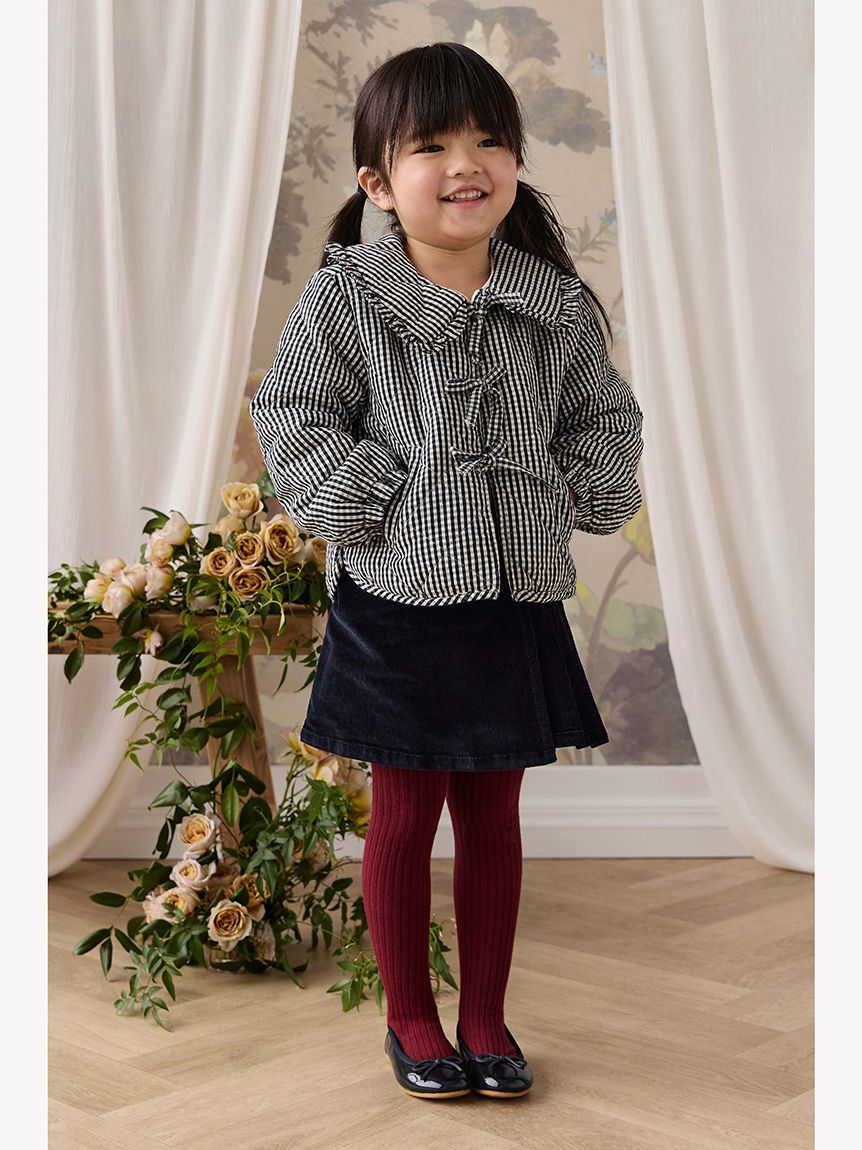 ベビー＆キッズ】チェックジャケット Petite Gingham Graphite（80