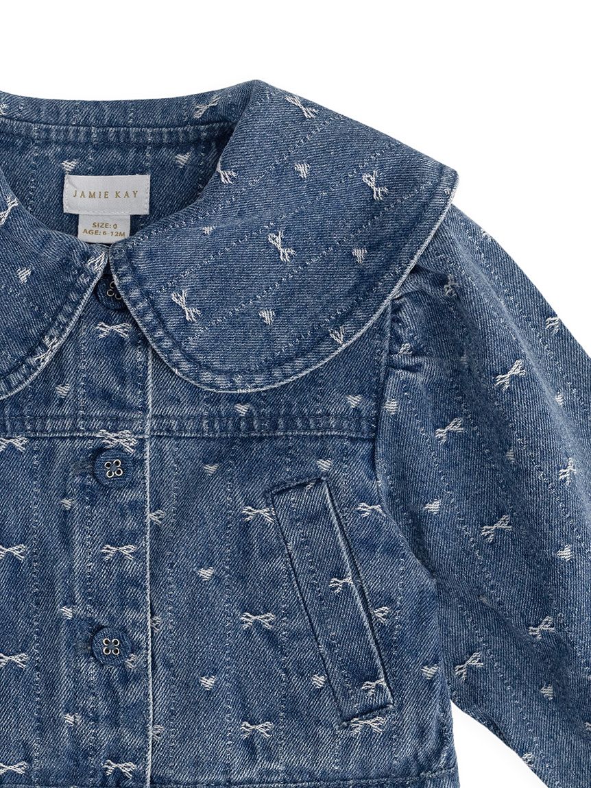 ベビー＆キッズ】リボンJQデニムジャケットAmour Bows Denim（80