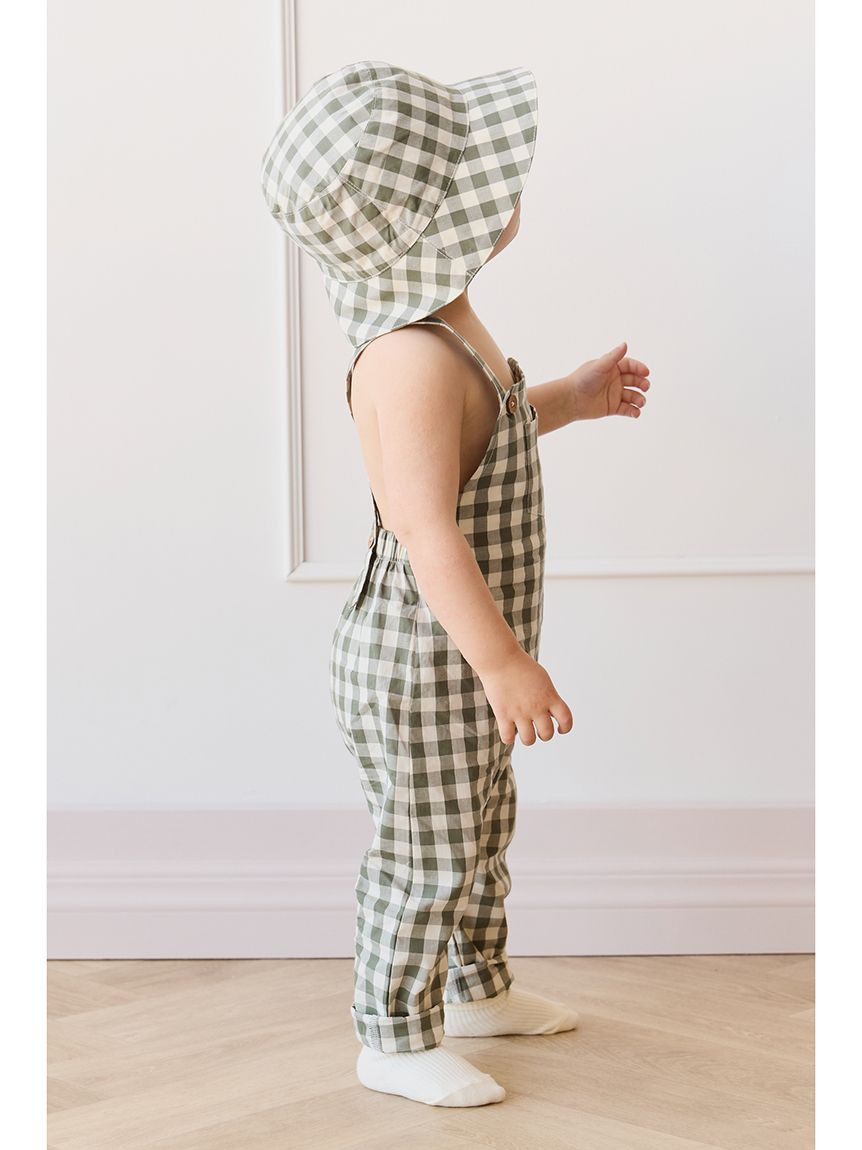 オーバーオールGingham Grape Leaf(サロペット) │ JAMIE KAY