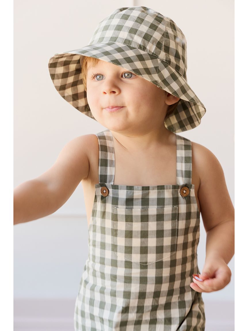 オーバーオールGingham Grape Leaf(サロペット) │ JAMIE KAY