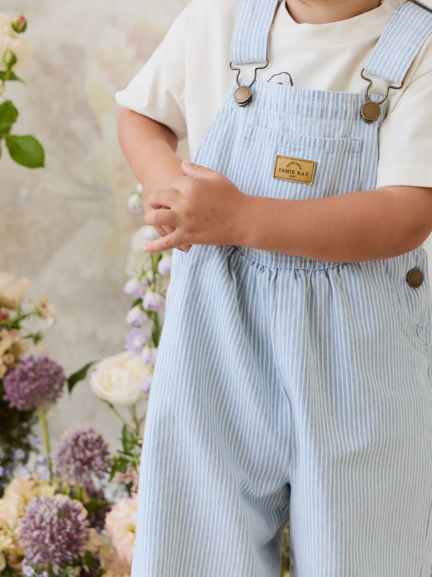 ストライプデニムオーバーオール Sunday Stripe(洋服) │ JAMIE KAY