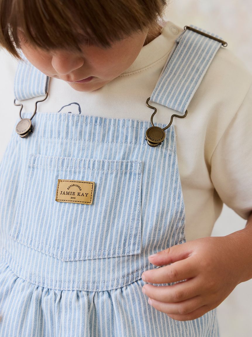 ストライプデニムオーバーオール Sunday Stripe(洋服) │ JAMIE KAY