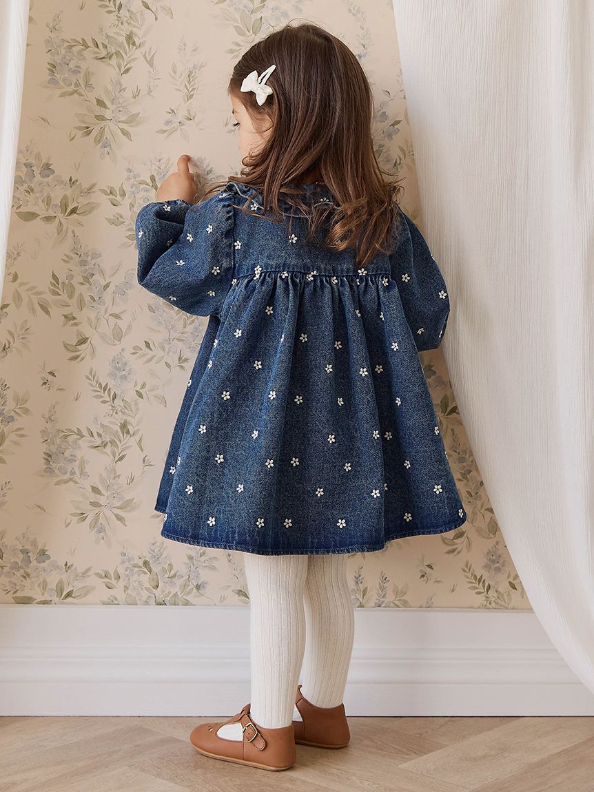 フラワーデニムワンピース Josie Floral Denim(洋服) │ JAMIE KAY