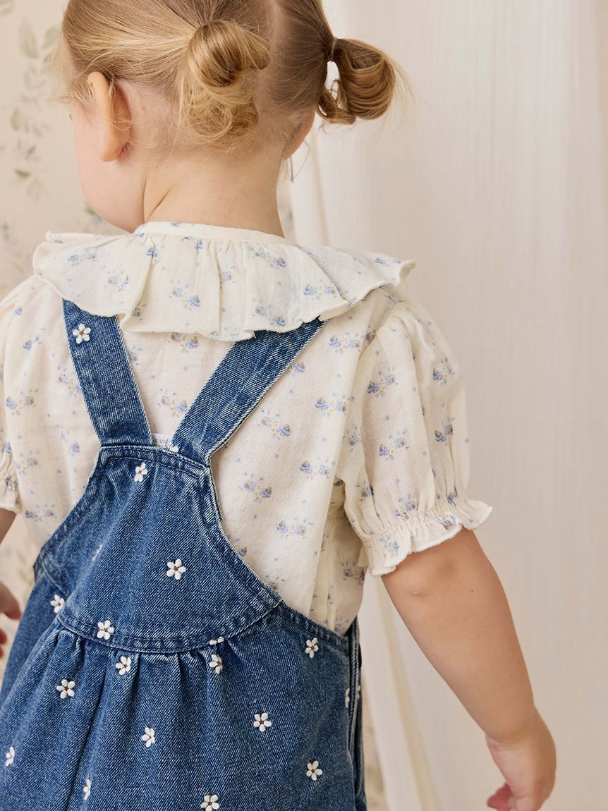 フラワーデニムオーバーオールJosie Floral Denim(洋服) │ JAMIE KAY