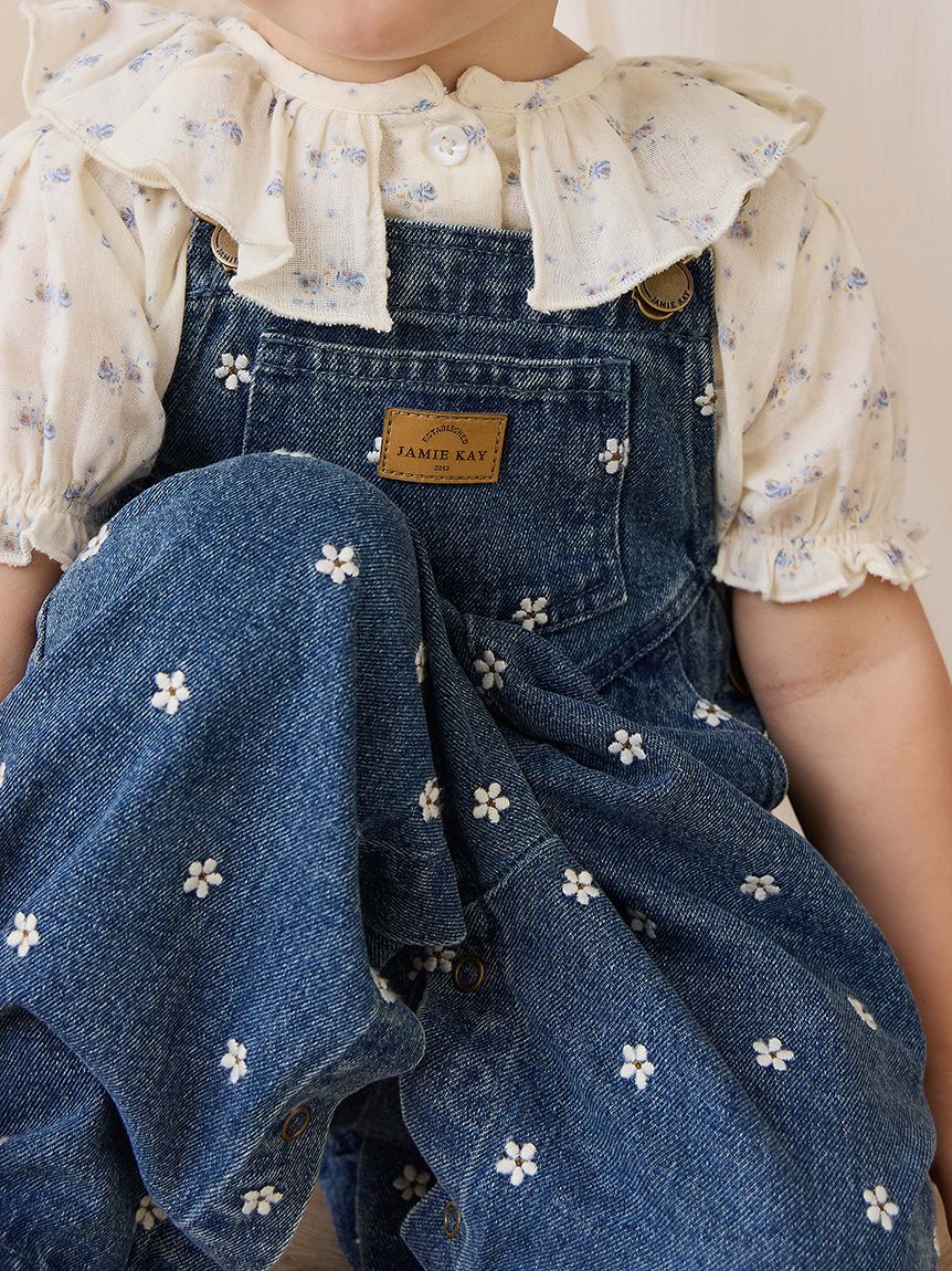 フラワーデニムオーバーオールJosie Floral Denim(洋服) │ JAMIE KAY