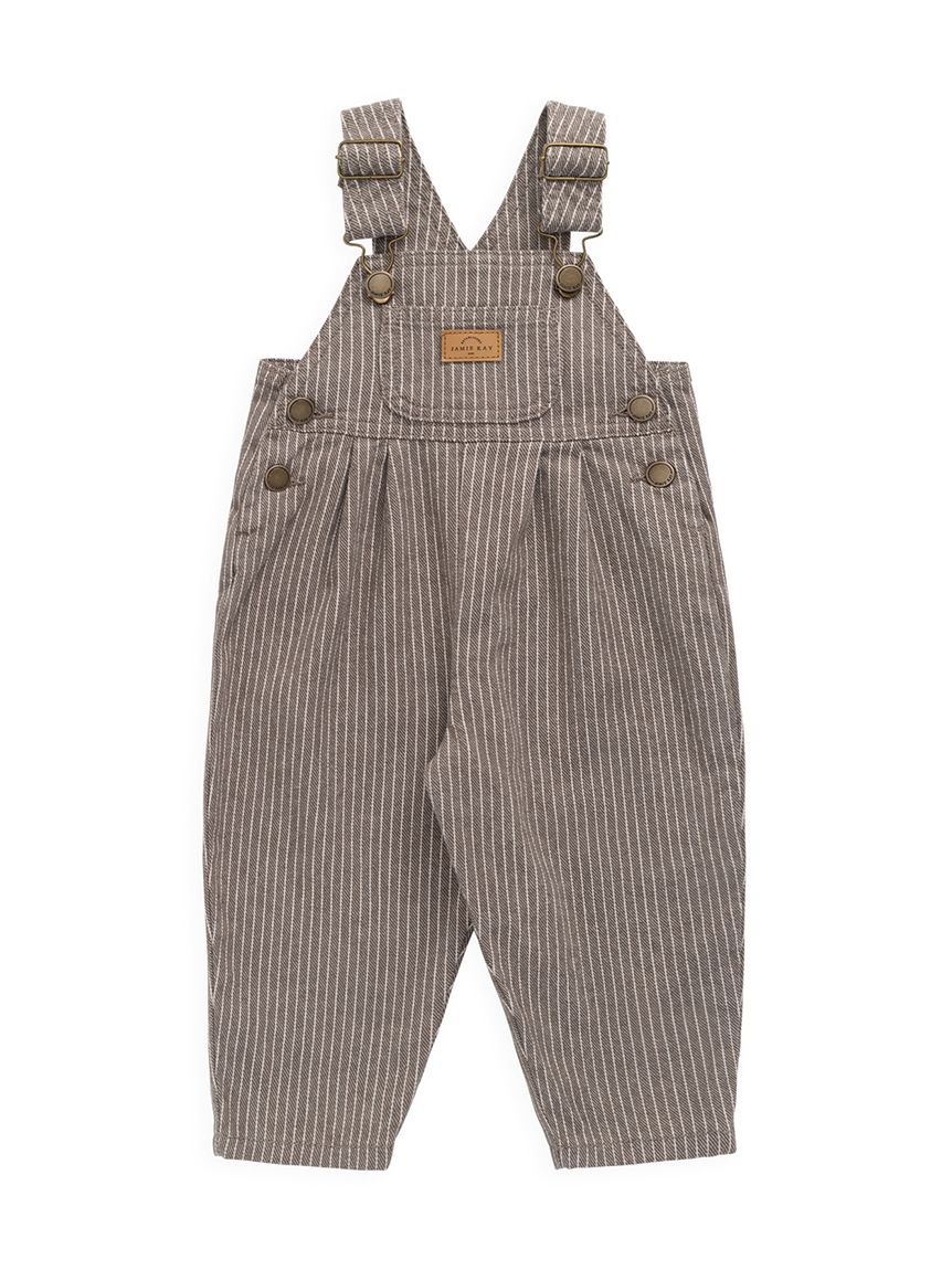 ベビー＆キッズ】オーバーオールMini Pinstripe Cassava / Iroko（70