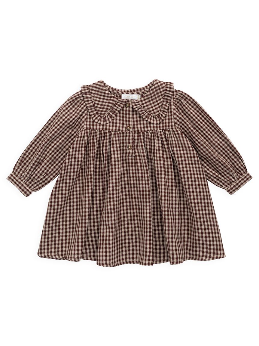 長袖ワンピースCinnamon Gingham(洋服) │ JAMIE KAY （ジェイミーケイ