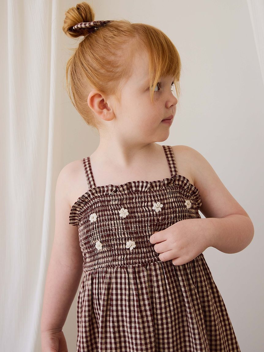 ベビー＆キッズ】ジャンプスーツCinnamon Gingham（70～120cm）(洋服 