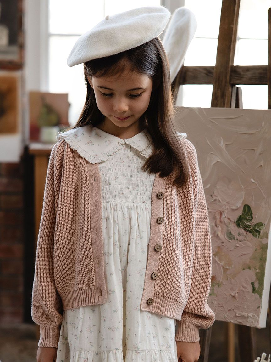 ベビー＆キッズ】モスリンワンピース Solange Snow（80?120cm）(洋服