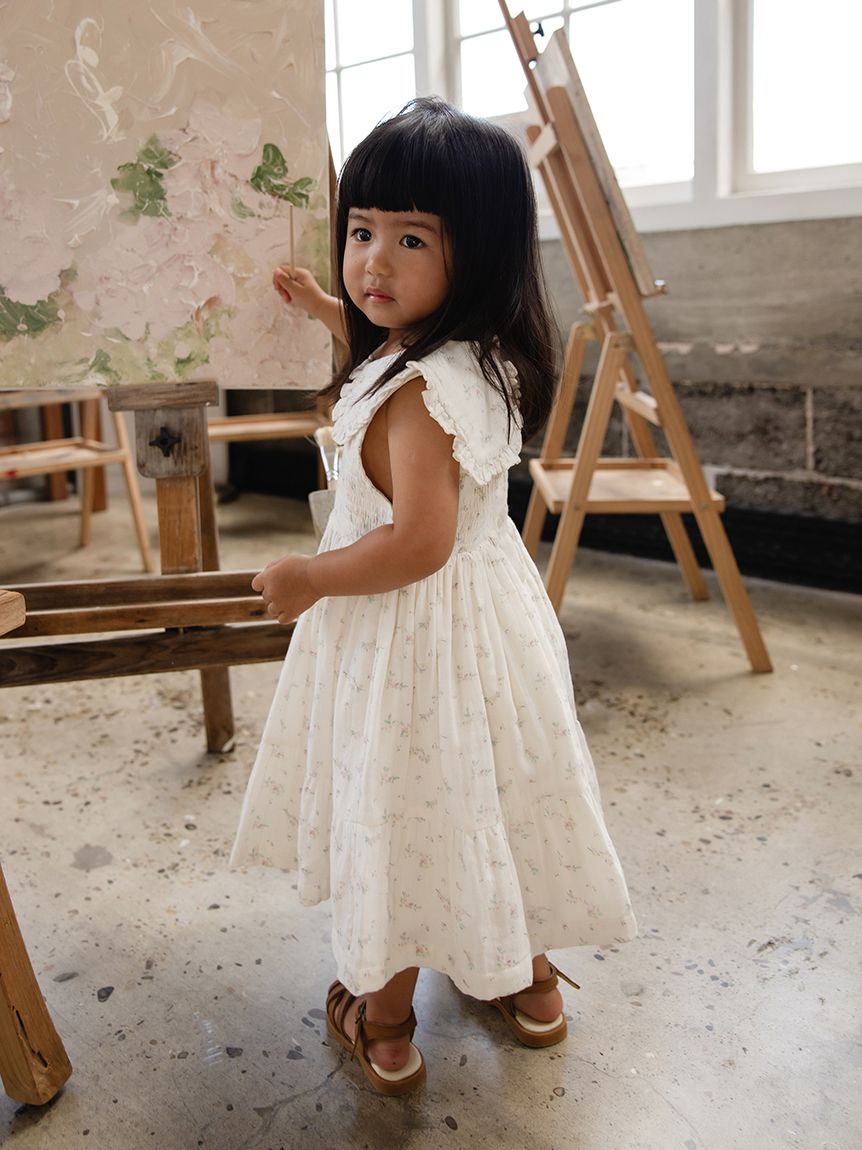 ベビー＆キッズ】モスリンワンピース Solange Snow（80～120cm）(洋服