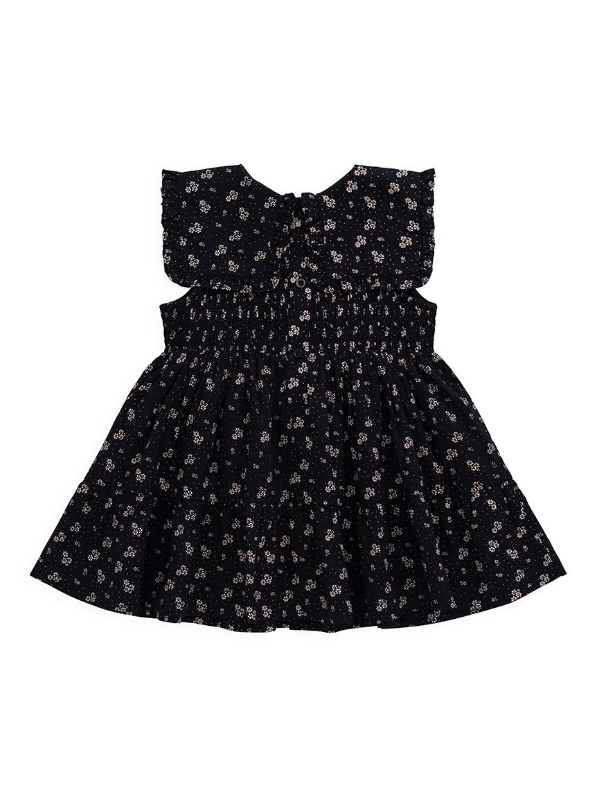 ベビー＆キッズ】花柄ノースリーブワンピース Maisie Navy