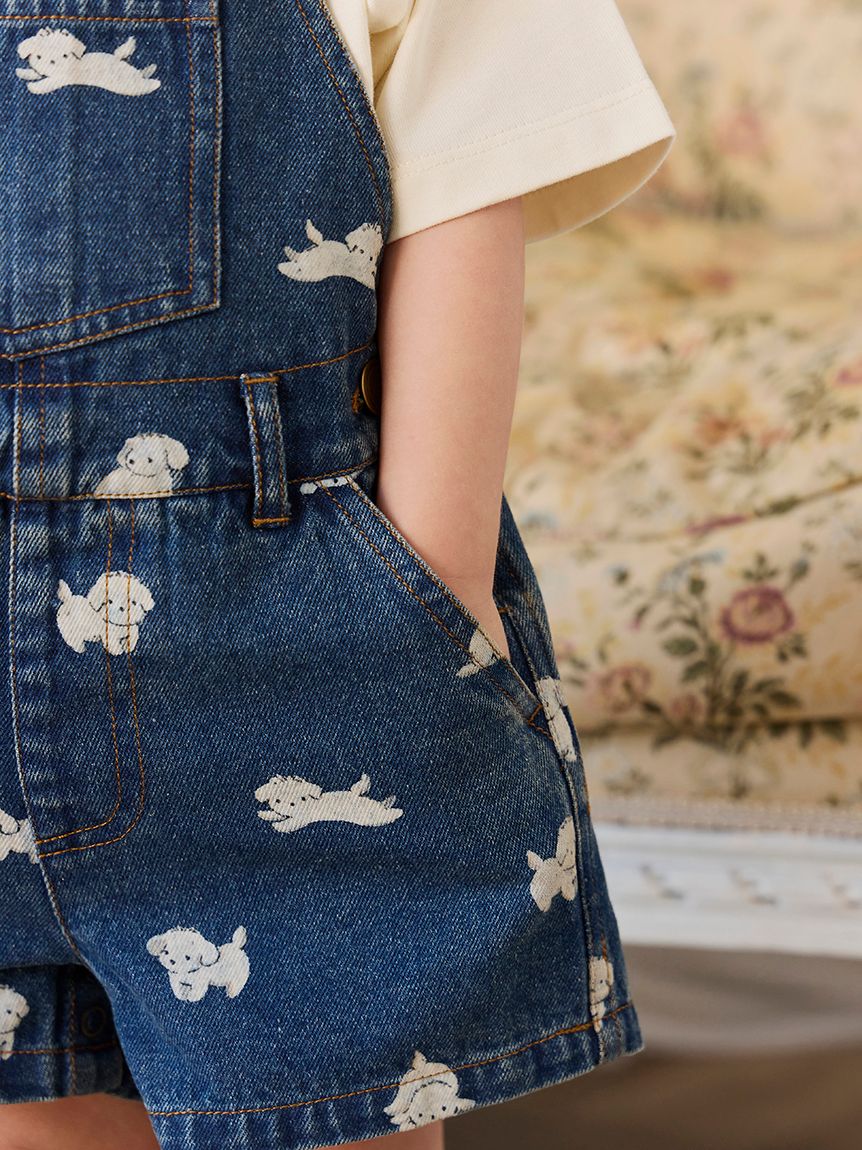 デニムショートオーバーオール Finnegan Denim(洋服) │ JAMIE KAY 