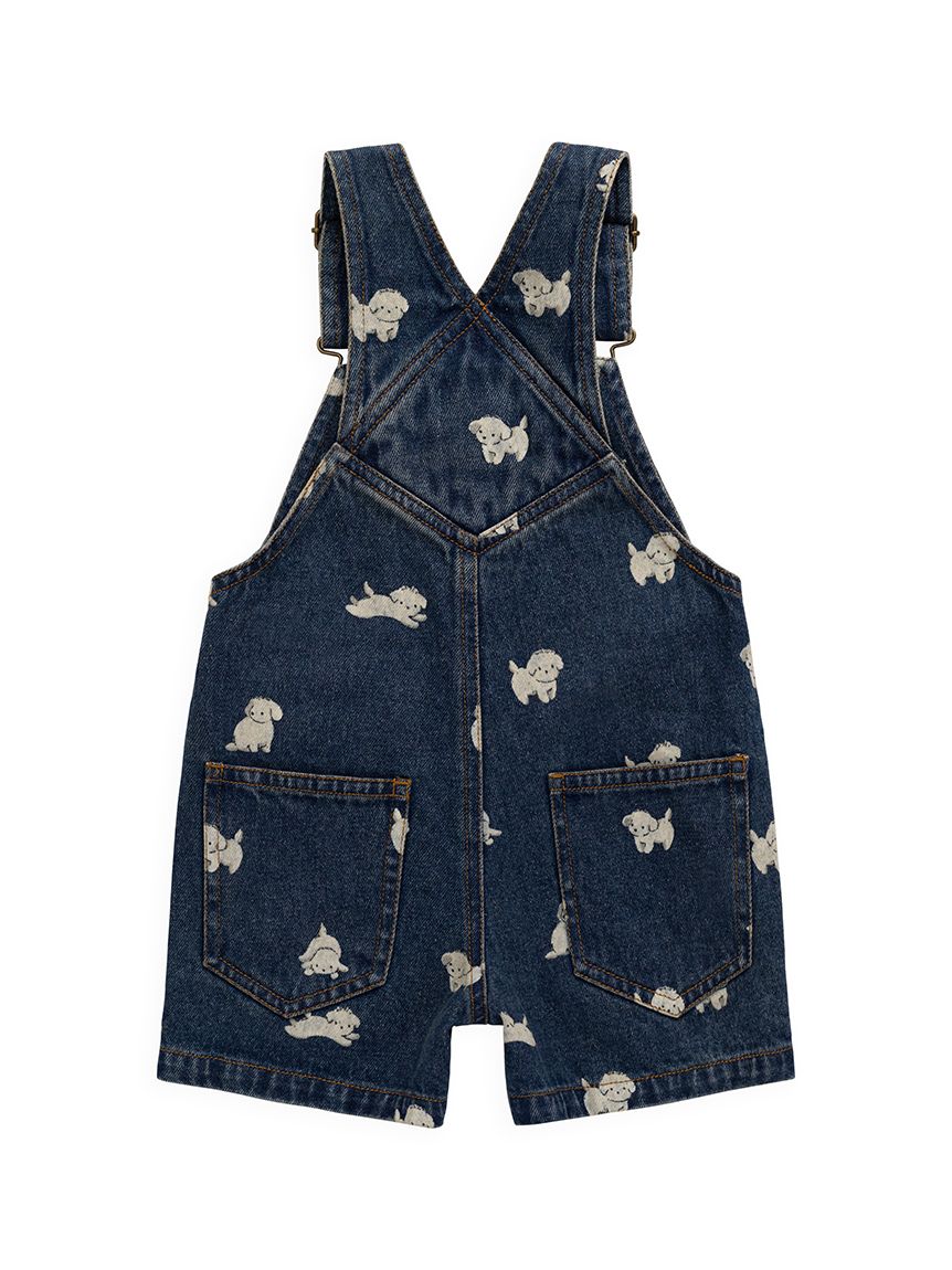 ベビー＆キッズ】デニムショートオーバーオール Finnegan Denim（70