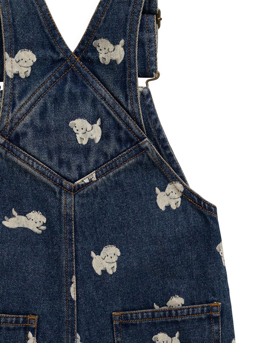 ベビー＆キッズ】デニムショートオーバーオール Finnegan Denim（70