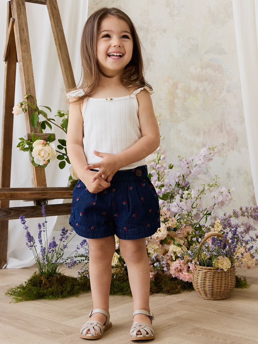 チェリーデニムショートパンツ Cerise Denim(洋服) │ JAMIE KAY