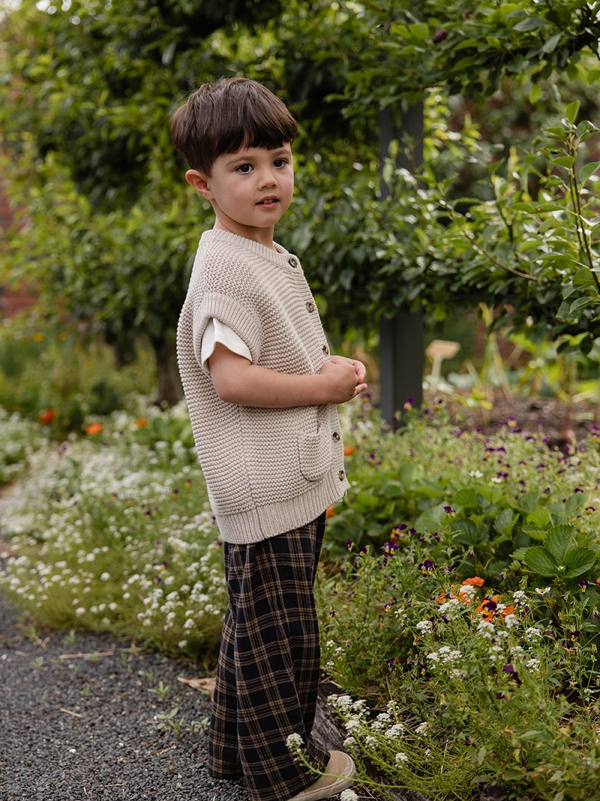 ベビー＆キッズ】ロングパンツ Woodland Check（70～100cm）(洋服