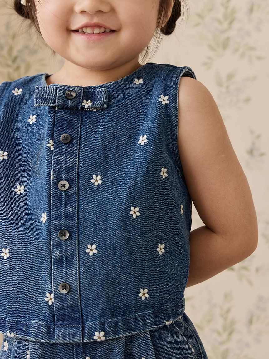 フラワーデニムトップス Josie Floral Denim(洋服) │ JAMIE KAY