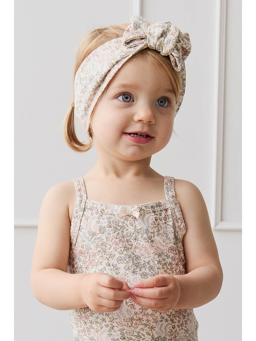 限定値下げ！クラシックベア　ロンパース ヘアバンドApril Glacier／オーガニックコットン(グッズ・アクセサリー