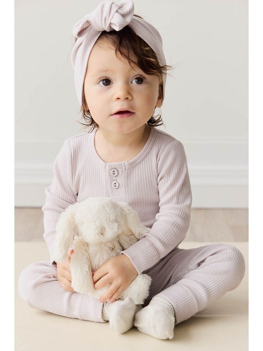 ONLINE限定カラーあり】オーガニックコットンモダールリブヘアバンド