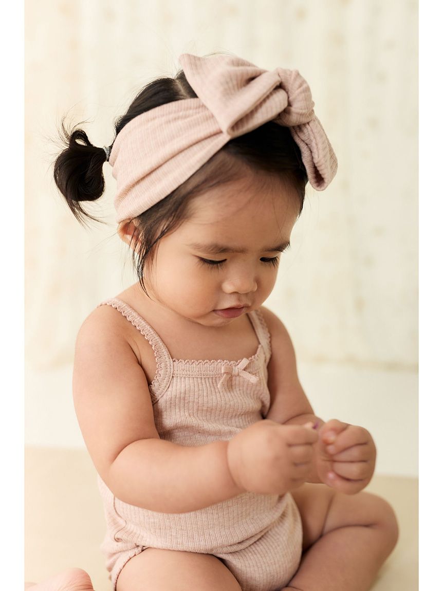 ONLINE限定カラーあり】オーガニックコットンモダールリブヘア