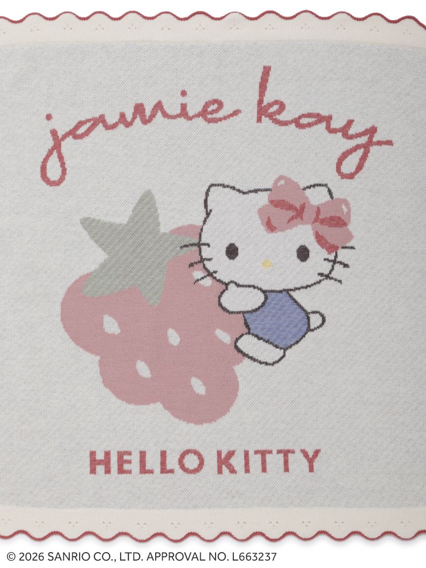 SNIDEL  【HELLO KITTY】ニットブランケット HELLO KITTY】ニットJQブランケット(グッズ・アクセサリー) │ JAMIE