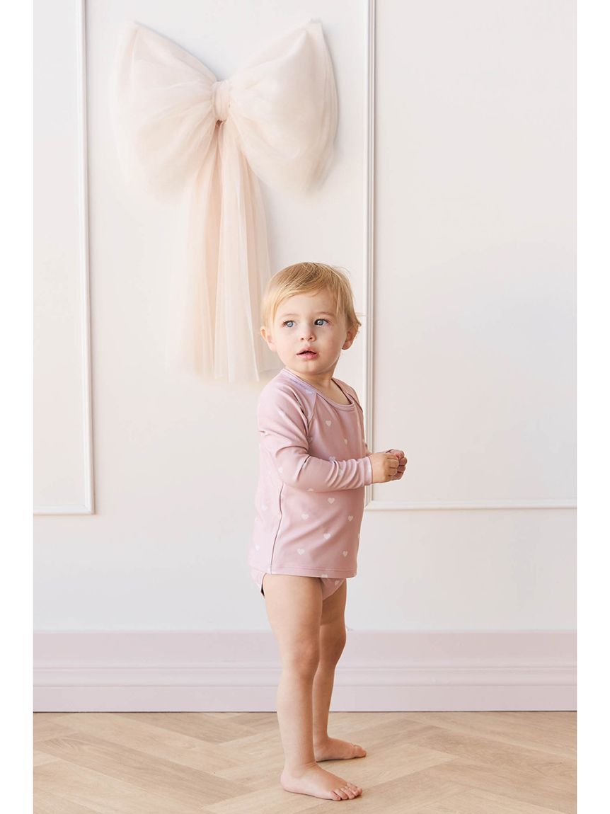 スイム長袖トップスMon Amour Rose Large(スイムウェア
