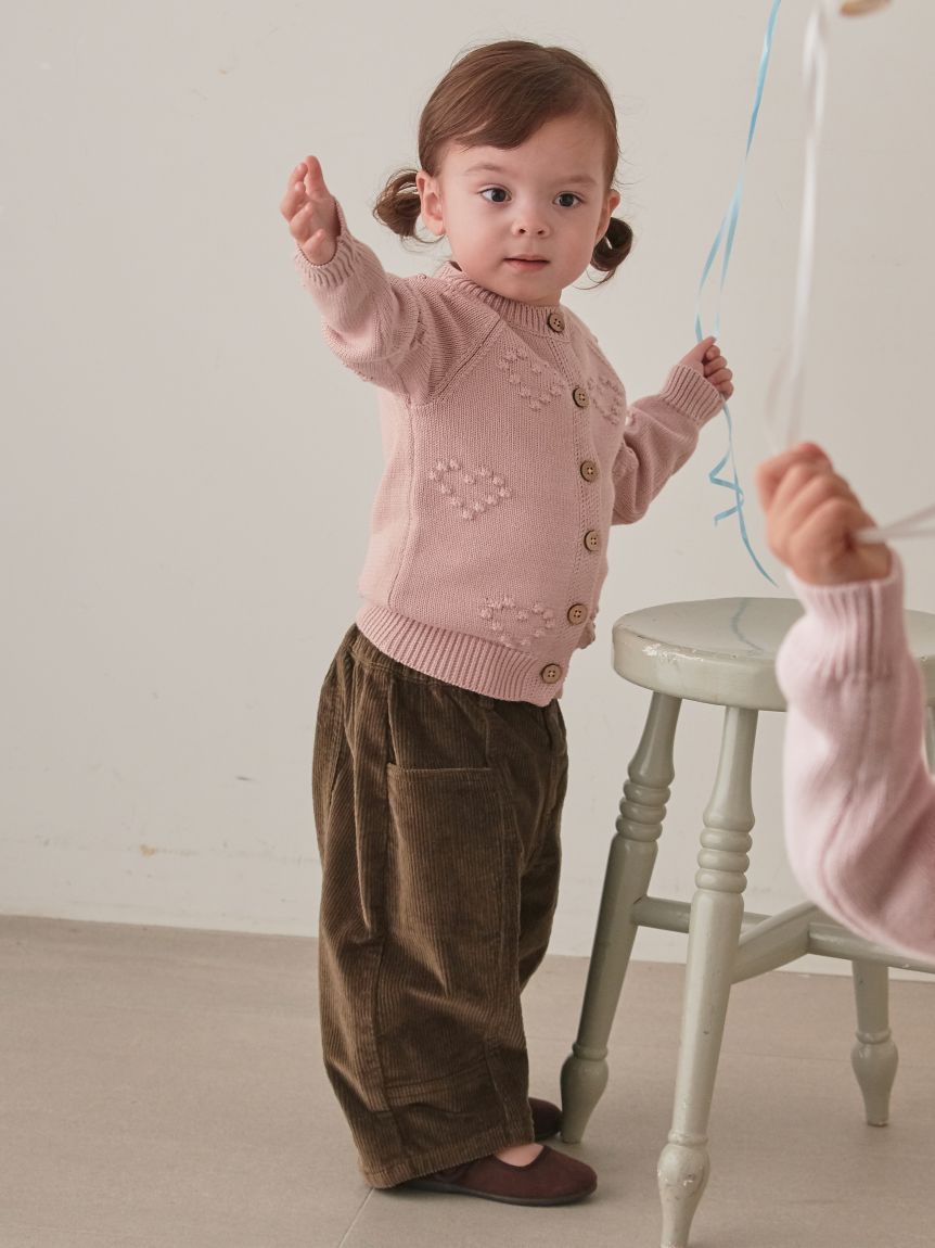 ハート柄カーディガン(洋服) │ JAMIE KAY （ジェイミーケイ