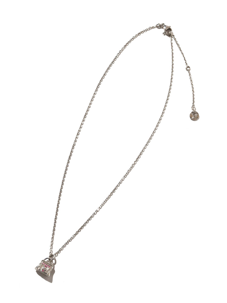 CELINEハンドバッグチャームネックレス