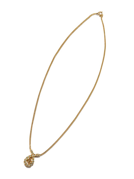 Christian Diorロゴネックレス