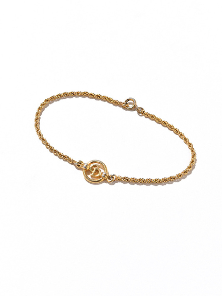 Christian Diorロゴブレスレット