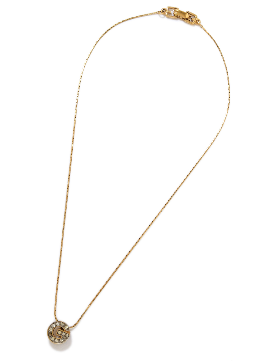 GIVENCHYロゴストーンネックレス