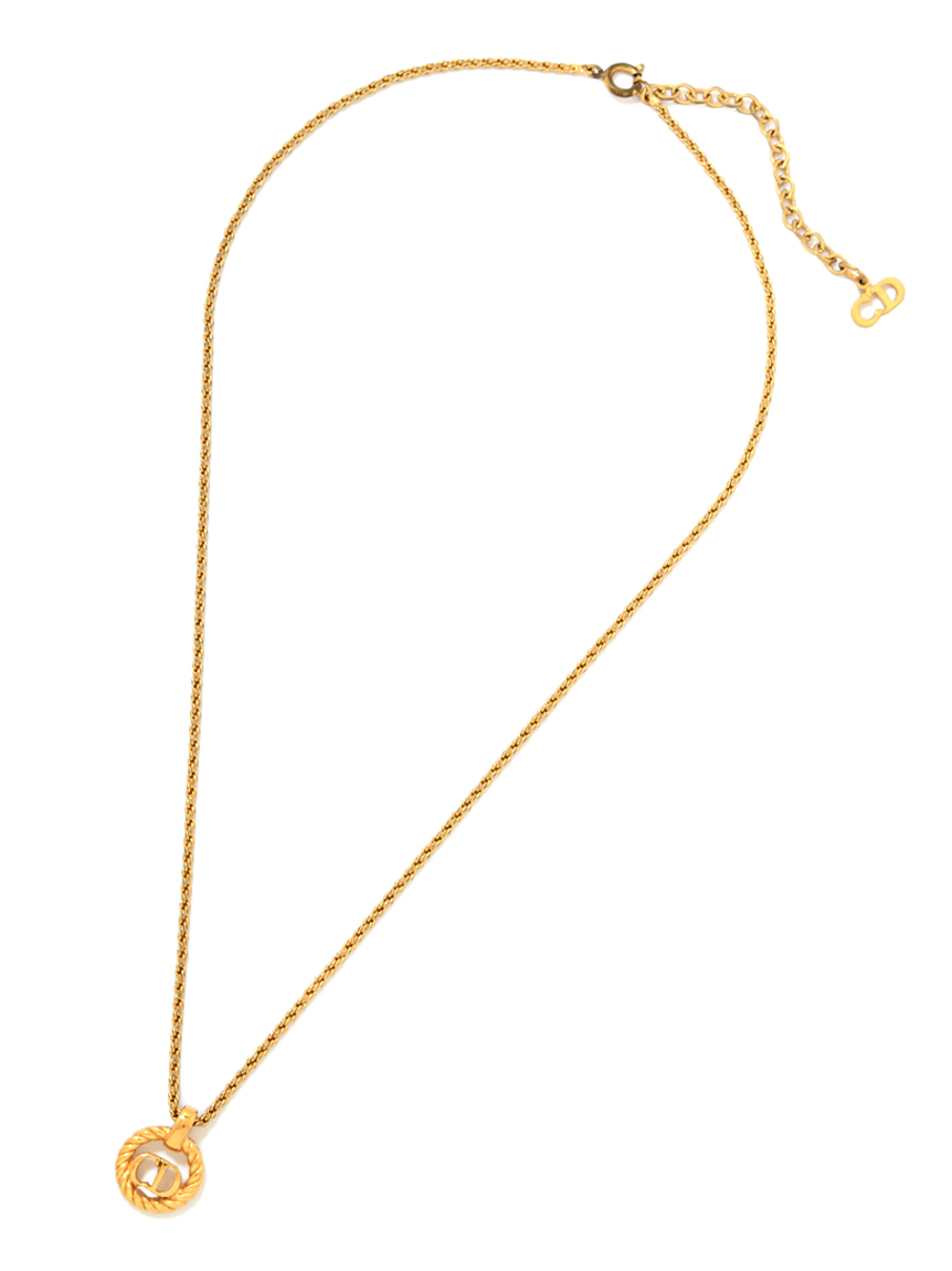 Christian Diorロゴラウンドネックレス ヴィンテージアクセサリー ヴィンテージ商品 Vintage Item Lily Brown リリーブラウン の通販サイト 公式