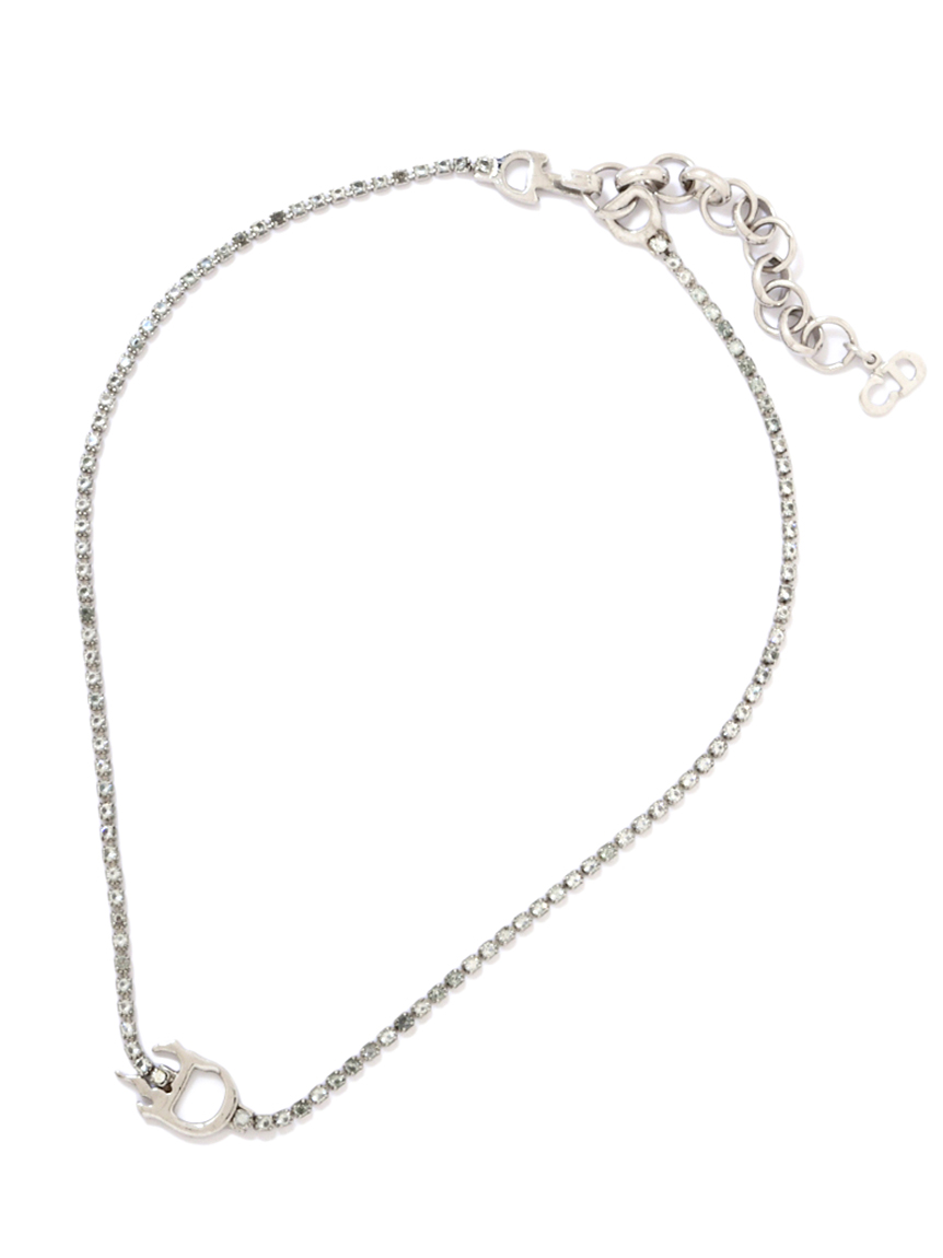 Christian Diorロゴチョーカーネックレス