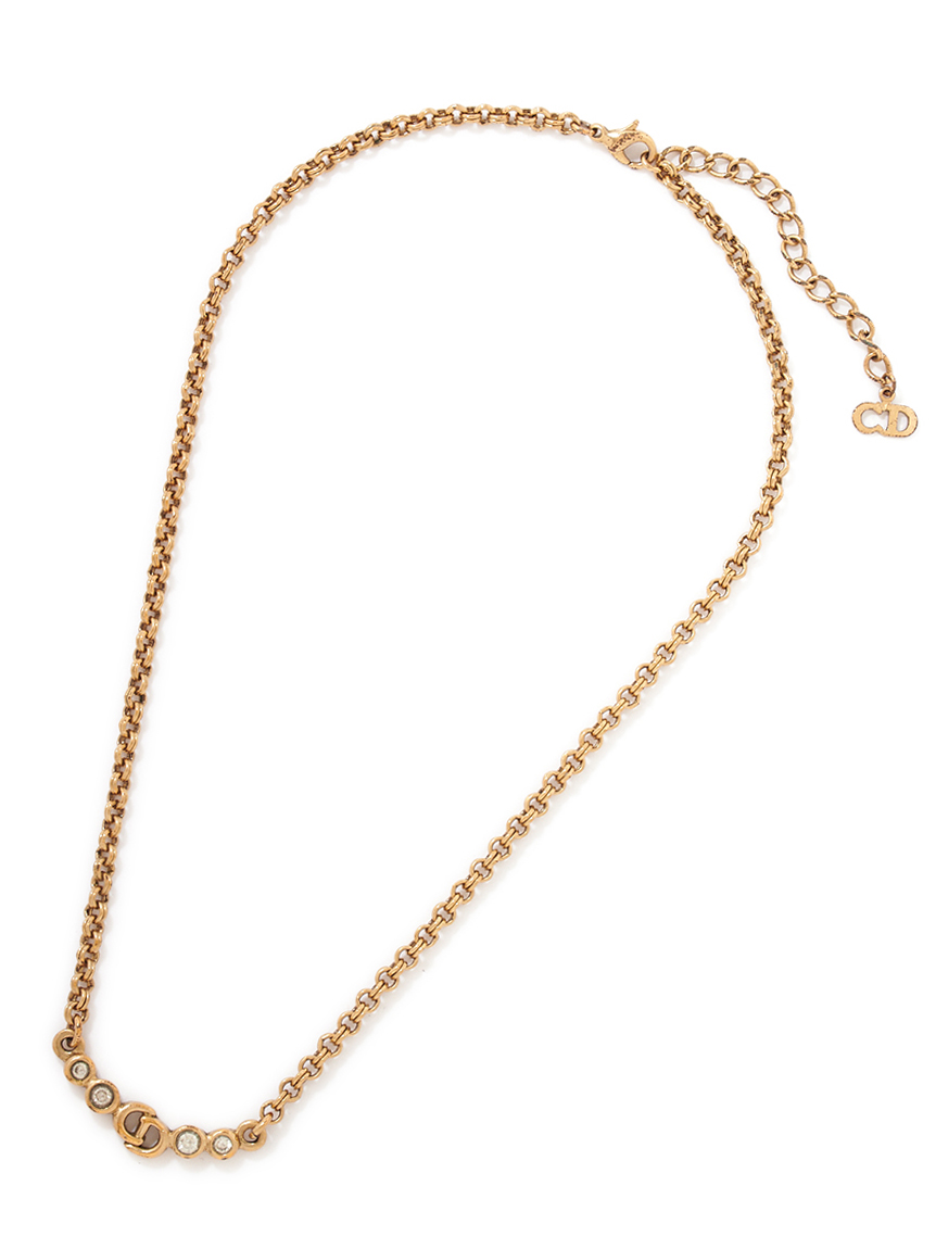 【保証書付】Christian Dior  ロゴ　ブレスレット 楽天市場】【中古】Christian Dior ロゴブレスレット シルバー