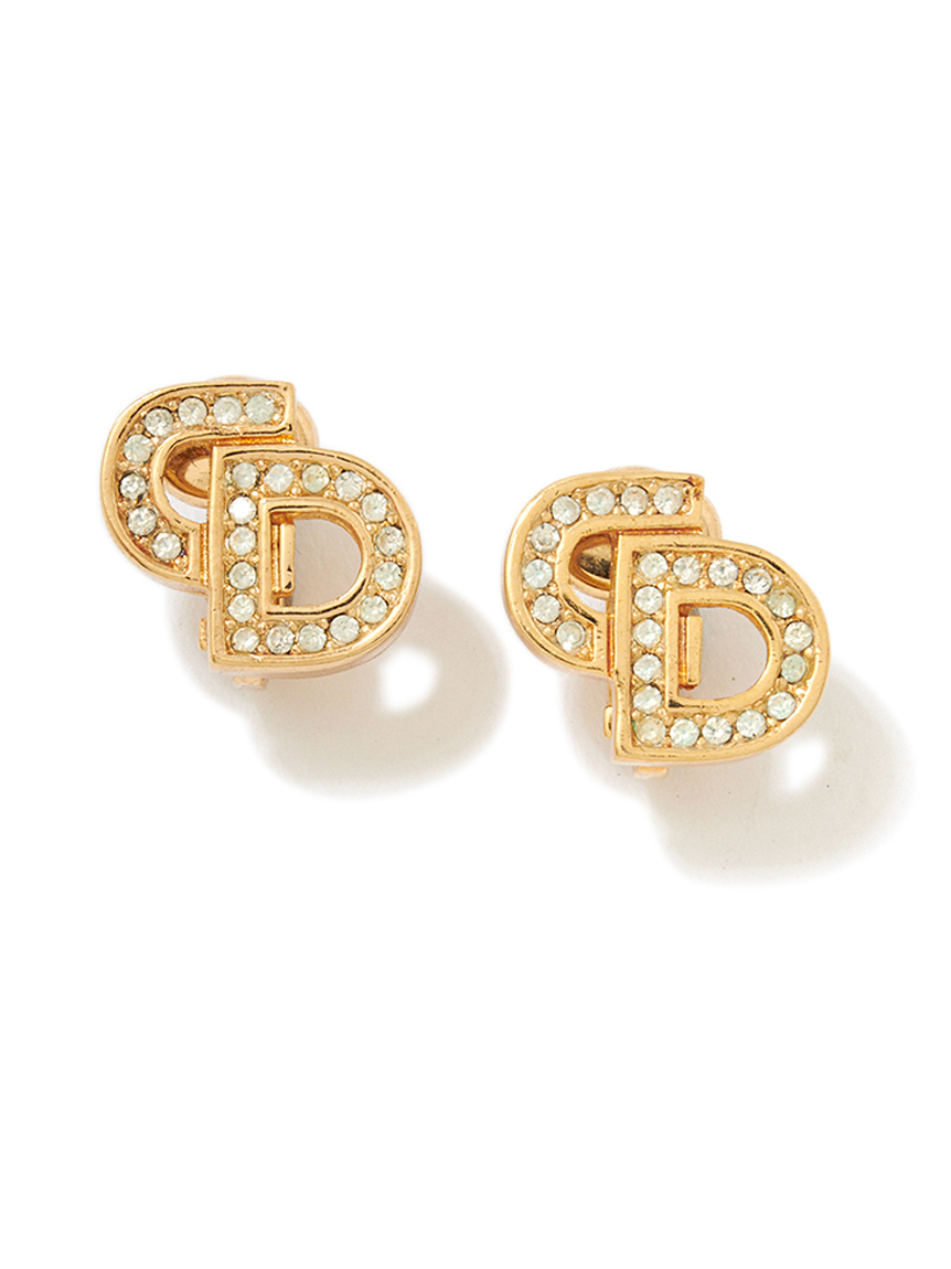 Christian Dior CDロゴイヤリング(ヴィンテージアクセサリー