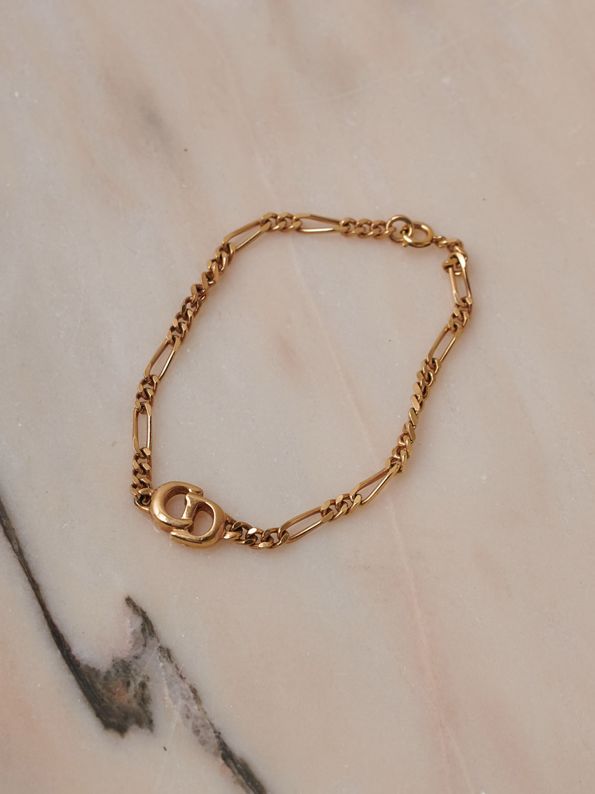 Christian Dior CDロゴブレスレット(ヴィンテージアクセサリー