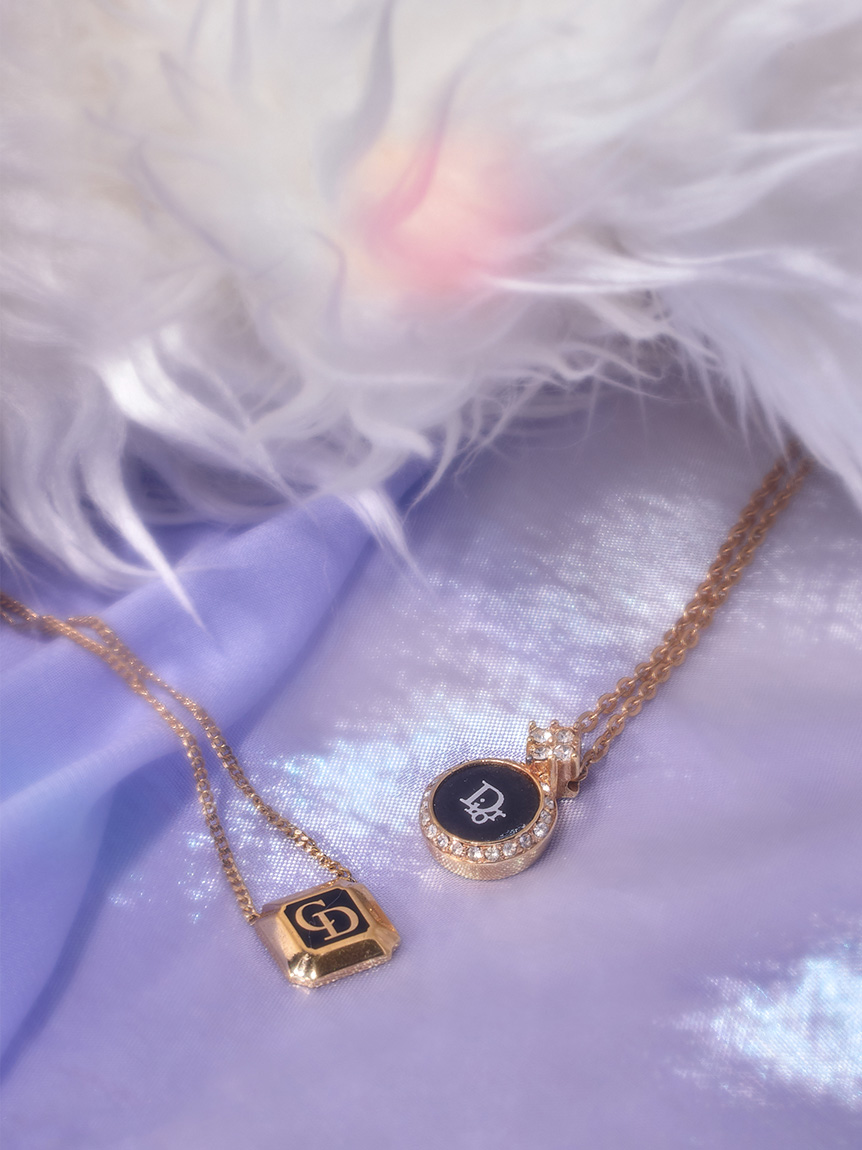 Christian Dior ロゴネックレス(ヴィンテージアクセサリー)｜ヴィンテージ商品（VINTAGE ITEM）｜LILY  BROWN（リリーブラウン）の通販サイト【公式】