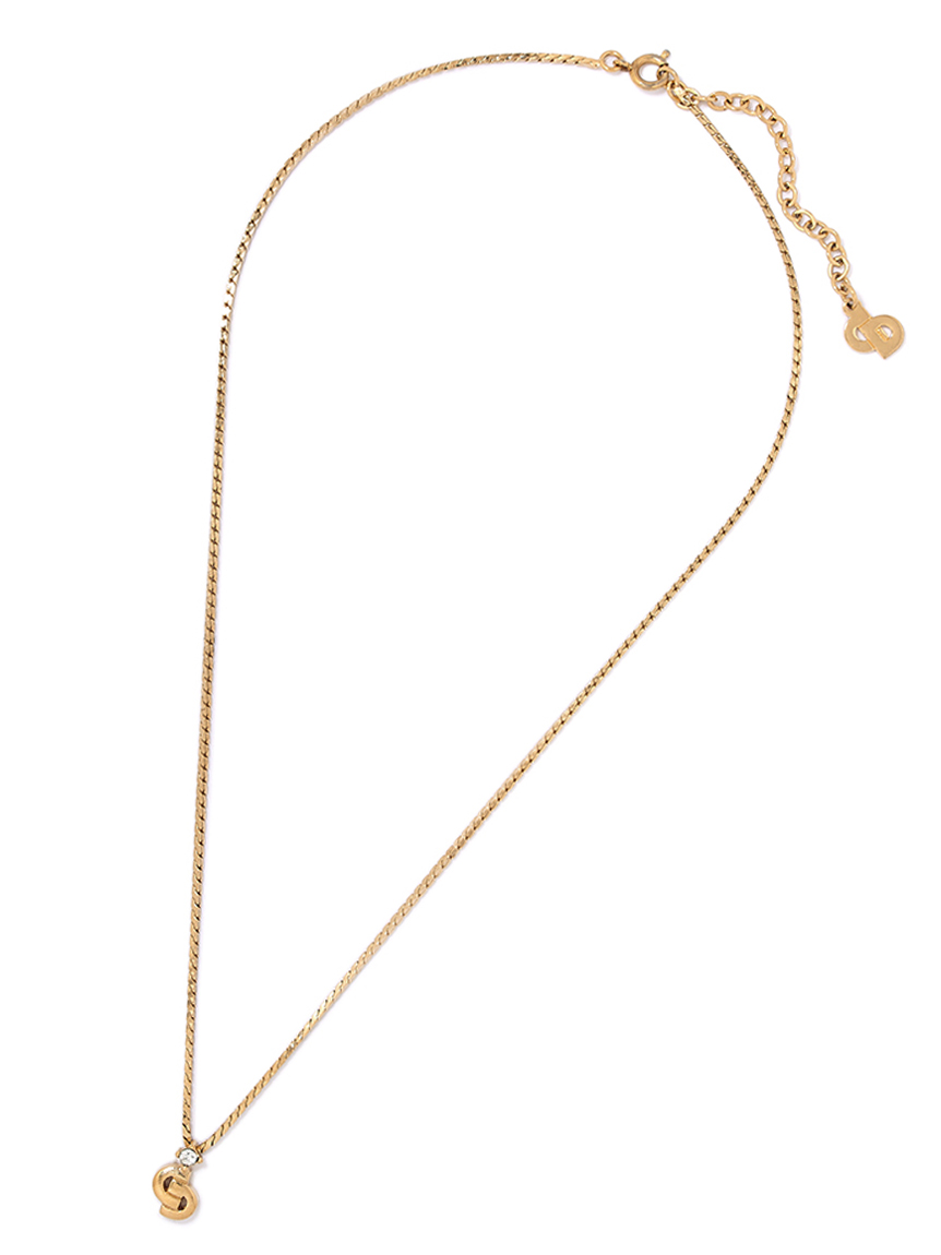 Christian Dior CDロゴネックレス(ヴィンテージアクセサリー