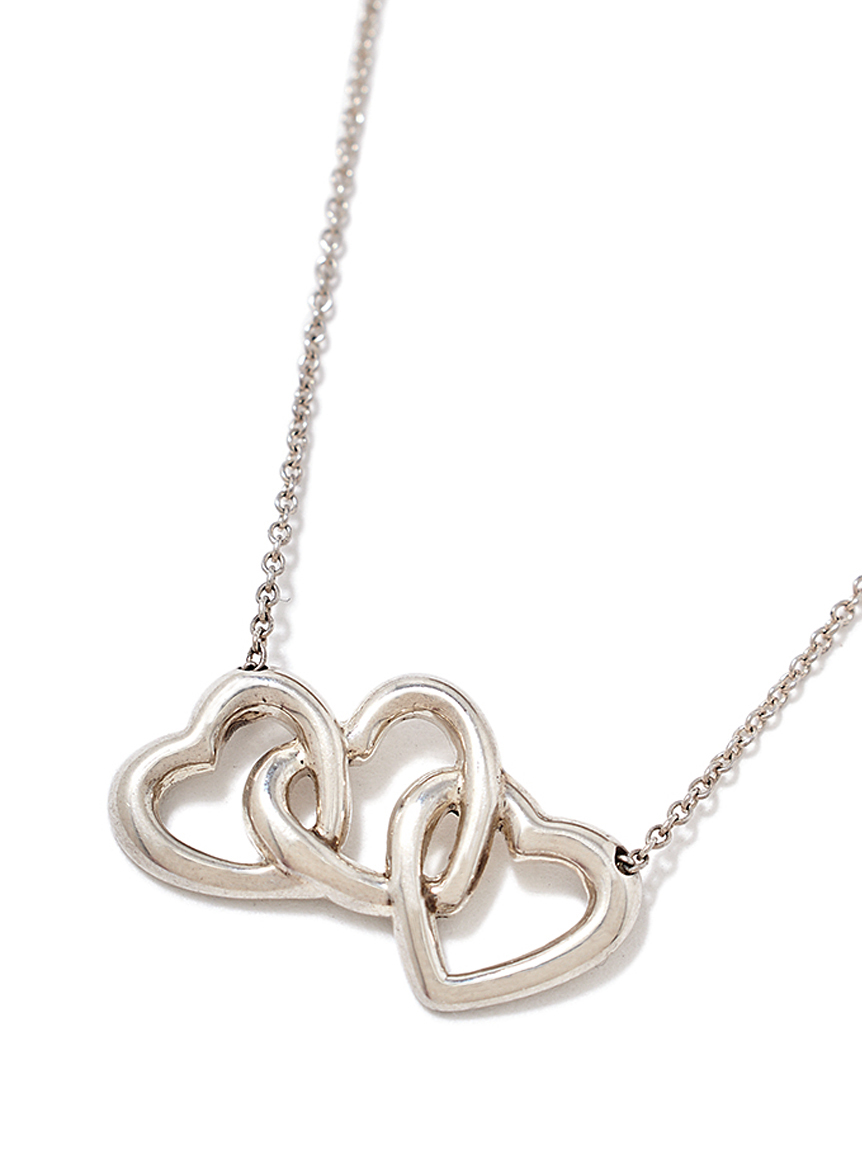 TIFFANY&CO. トリプルハートネックレス(ヴィンテージ