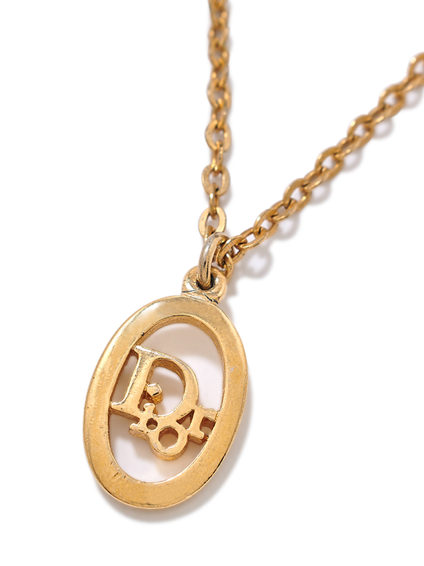 Christian Dior ロゴネックレス(ヴィンテージアクセサリー