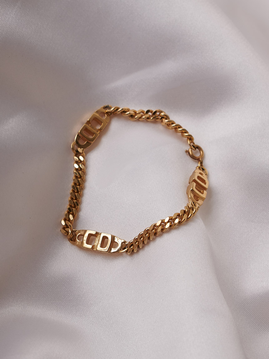 Christian Dior CDロゴブレスレット(ヴィンテージアクセサリー