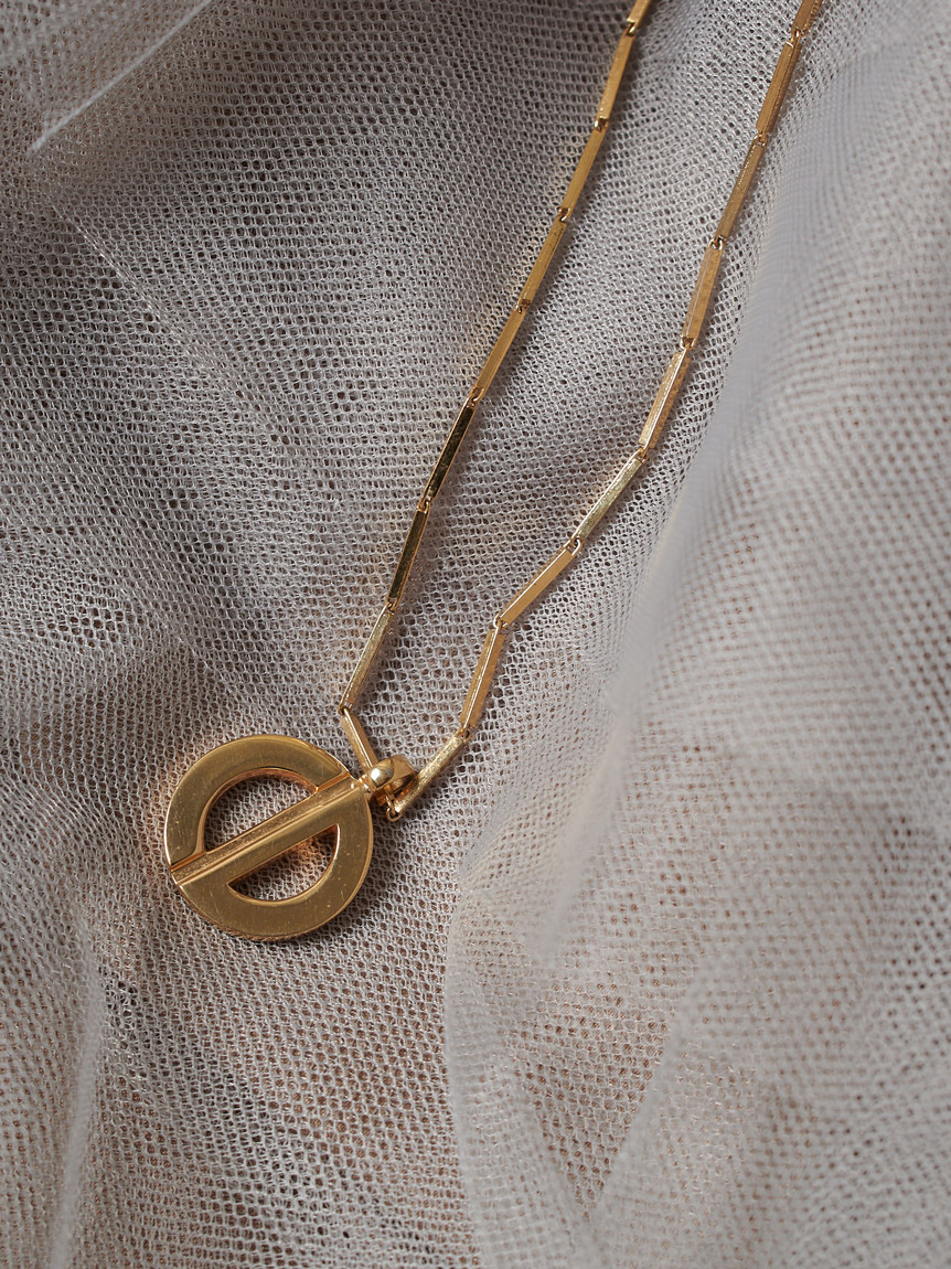 Christian Dior CDロゴネックレス(ヴィンテージアクセサリー
